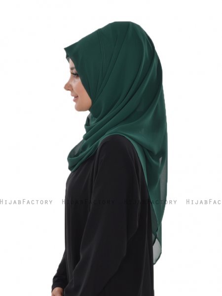Evelina - Hijab Práctico Verde Oscuro - Ayse Turban