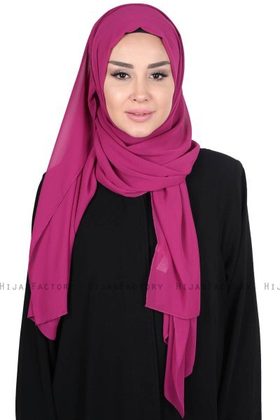 Joline - Hijab Chiffon Premium Fucsia