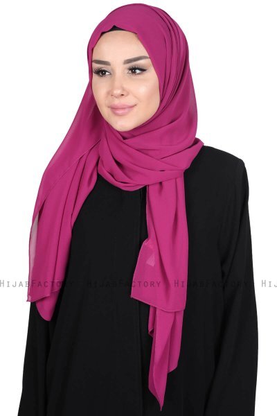 Joline - Hijab Chiffon Premium Fucsia