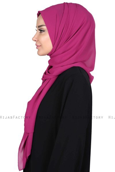 Joline - Hijab Chiffon Premium Fucsia