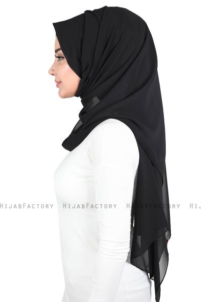 Joline - Hijab Chiffon Premium Negro