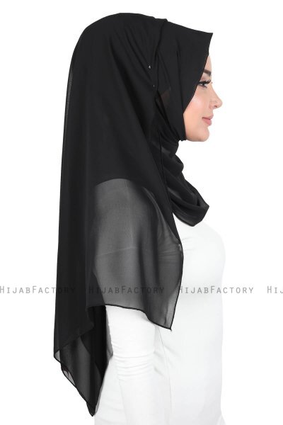 Joline - Hijab Chiffon Premium Negro