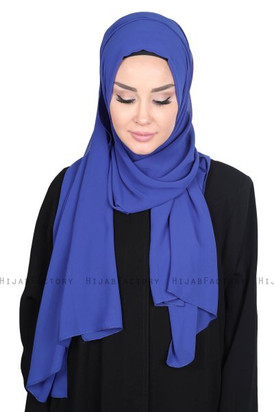 Joline - Hijab Chiffon Premium Azul
