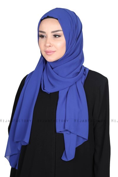 Joline - Hijab Chiffon Premium Azul