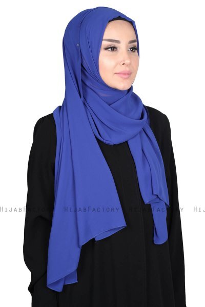 Joline - Hijab Chiffon Premium Azul