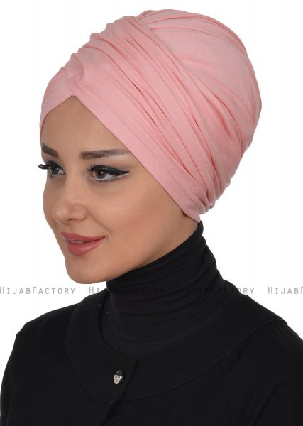 Fiona - Turbante De Algodón Rosa De Antaño - Ayse Turban