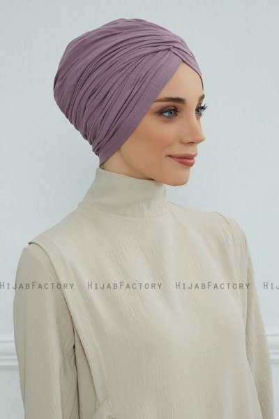 Fiona - Turbante De Algodón Lilac