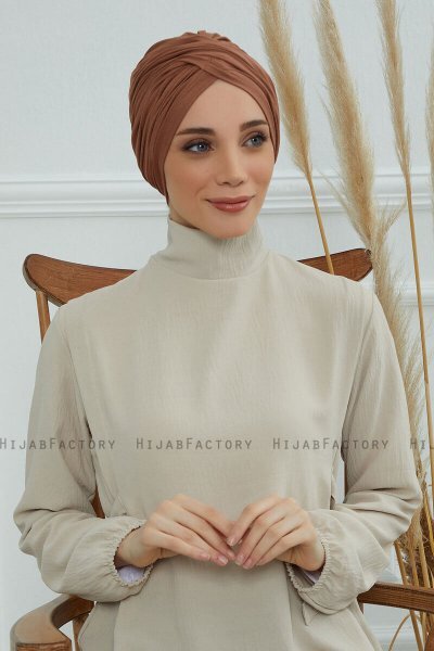 Fiona - Turbante De Algodón Caramel
