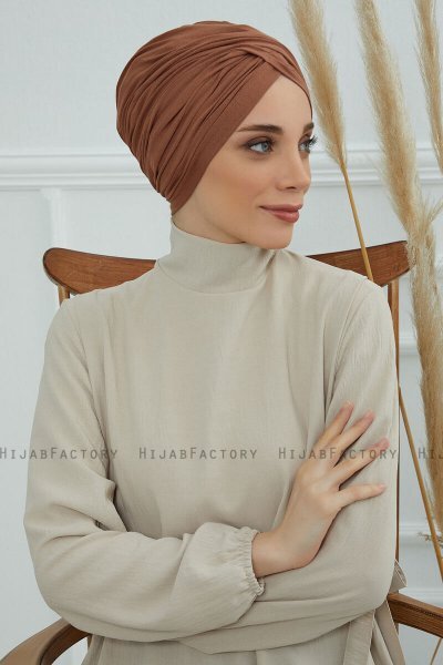 Fiona - Turbante De Algodón Caramel