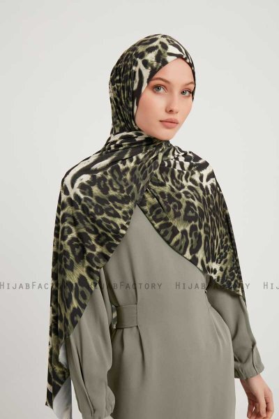 Ayten - Hijab Estampada Caqui