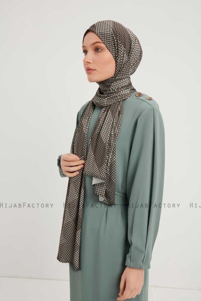 Nurgul - Hijab Estampada Taupe