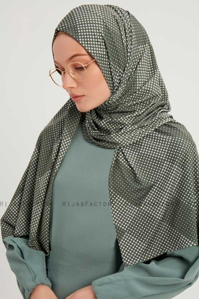 Nurgul - Hijab Estampada Verde