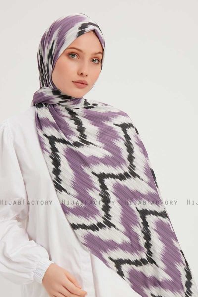 Tansu - Hijab Estampada Púrpura