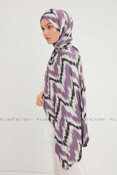 Tansu - Hijab Estampada Púrpura