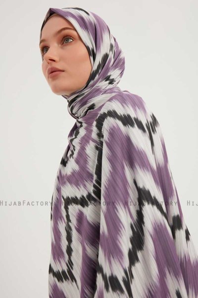 Tansu - Hijab Estampada Púrpura
