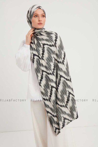 Tansu - Hijab Estampada Antracita