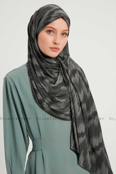 Tansu - Hijab Estampada Negro