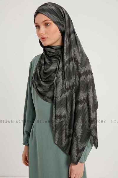 Tansu - Hijab Estampada Negro