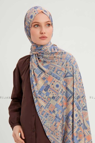 Gulya - Hijab Estampada Orange