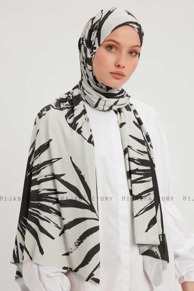 Ezmeray - Hijab Estampada Antracita
