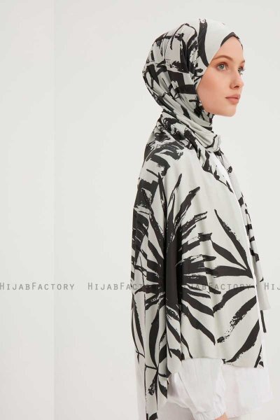 Ezmeray - Hijab Estampada Antracita