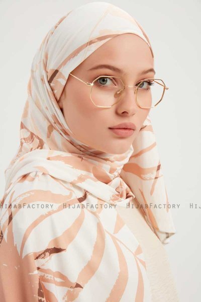 Ezmeray - Hijab Estampada Beige