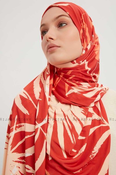 Ezmeray - Hijab Estampada Canela
