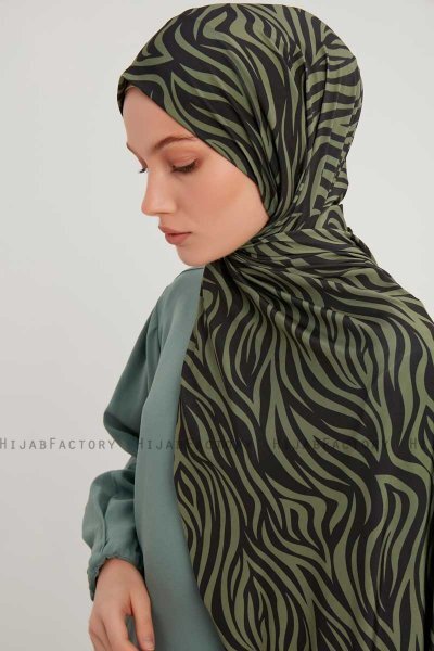 Hafiz - Hijab Estampada Verde