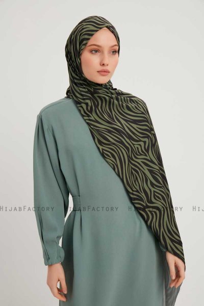 Hafiz - Hijab Estampada Verde
