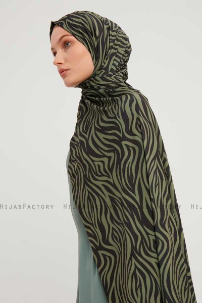 Hafiz - Hijab Estampada Verde