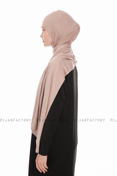 Farah - Hijab Jersey Taupe