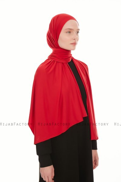 Farah - Hijab Jersey Burdeos