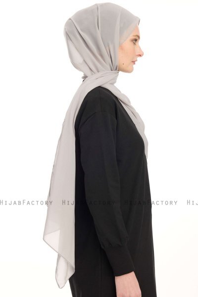 Hiyab Chiffon - Gris