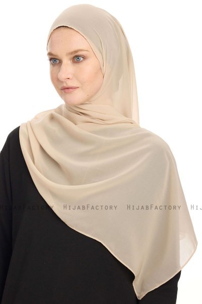 Hiyab Chiffon - Taupe Claro