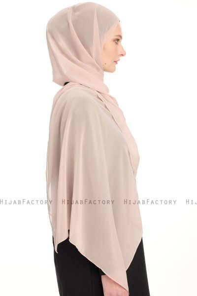 Hiyab Chiffon - Nude