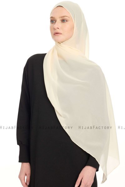Hiyab Chiffon - Beige Claro