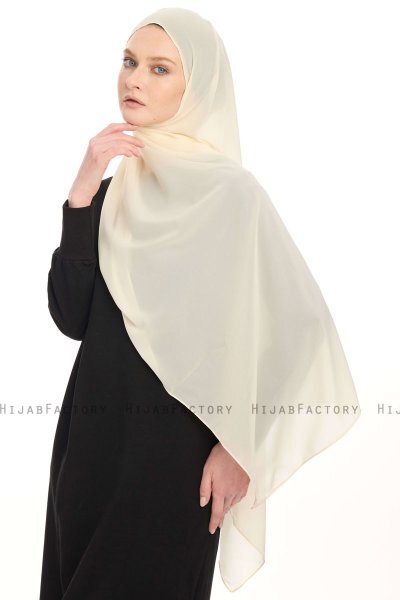 Hiyab Chiffon - Beige Claro