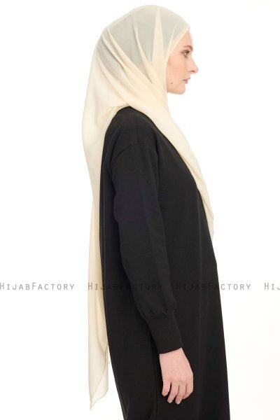 Hiyab Chiffon - Beige Claro
