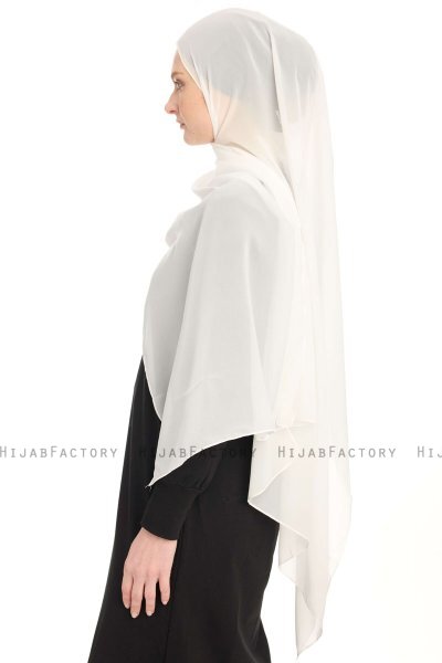 Hiyab Chiffon - Creme