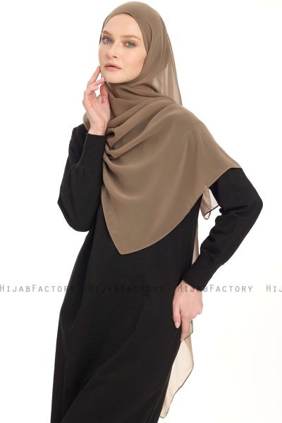 Hiyab Chiffon - Taupe