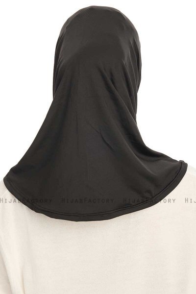 Yazmin - 4 piezas Hijab Amira Negro Ready To Wear