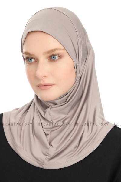 Yazmin - Hijab Amira Marrón Claro Ready To Wear