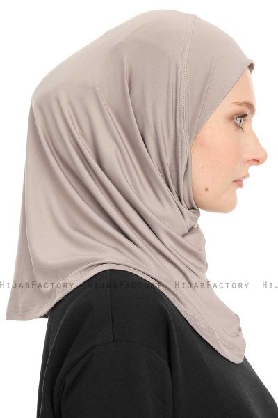 Yazmin - Hijab Amira Marrón Claro Ready To Wear