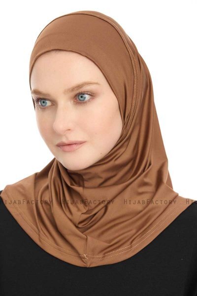Yazmin - Hijab Amira Marrón Ready To Wear