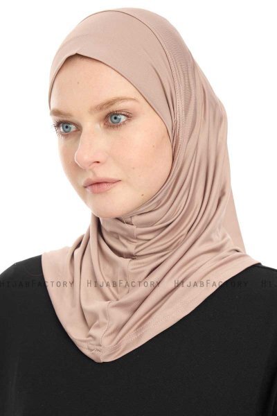 Yazmin - Hijab Amira Taupe Ready To Wear