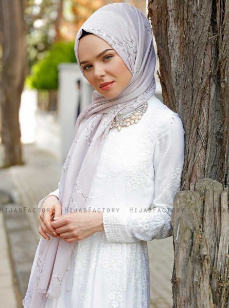 Abira - Hijab Estampado Rosa De Antaño - Sal Evi