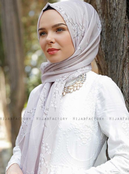 Abira - Hijab Estampado Rosa De Antaño - Sal Evi