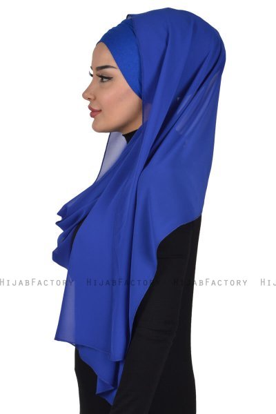 Alva - Hijab & Pañuelo Práctico Azul