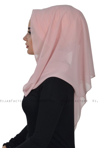 Alva - Hijab & Pañuelo Práctico Rosa De Antaño