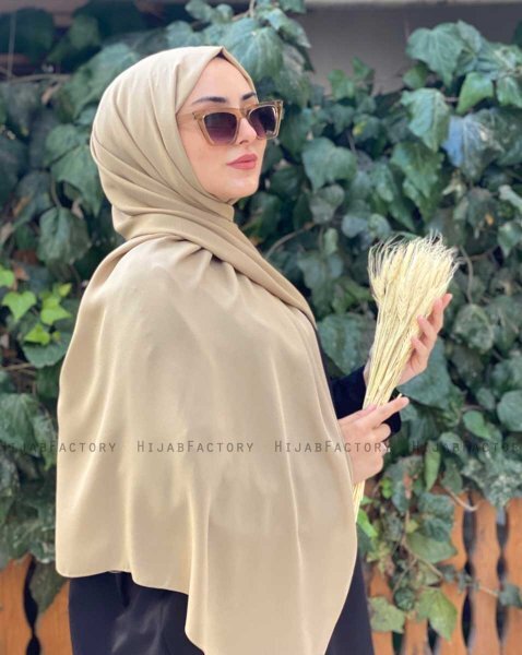 Alvina - Hijab De Jazz Beige - Mirach